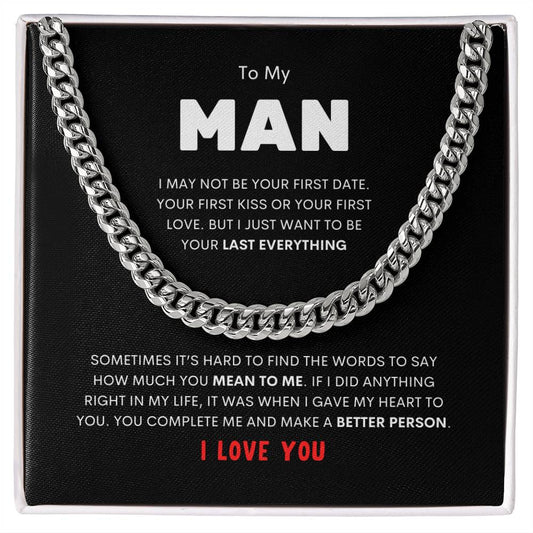 To My Man | Cuban Link Chain