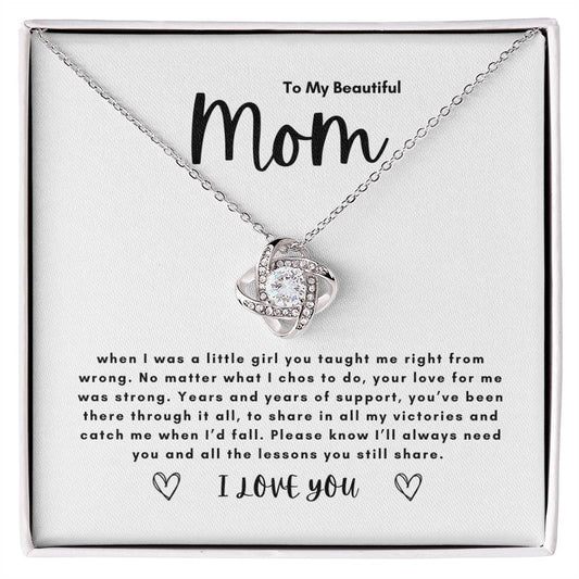 My Beautiful MOM | Love Knot Necklace