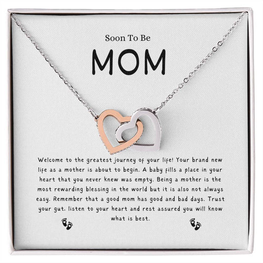 Soon To Be MOM | Interlocking Hearts Necklace