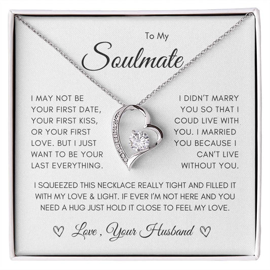 To My soulmate - Forever Love Necklace - Gift idea for Birthday, Valentine's Day, Christmas, Anniversary