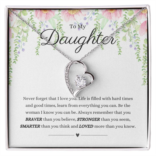 To My Daughter | Forever Love Necklace